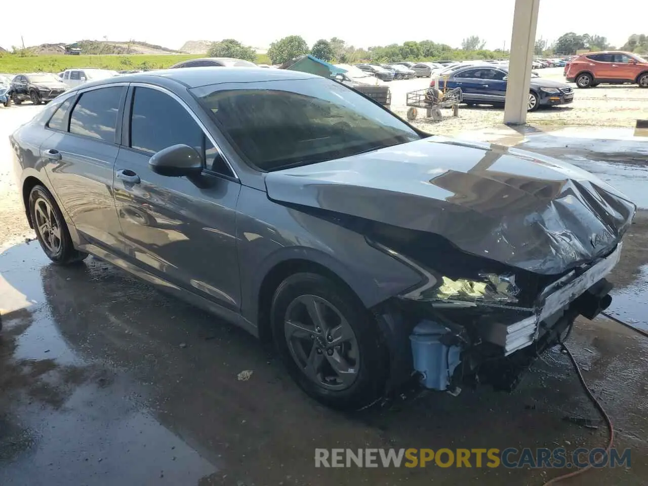 4 Photograph of a damaged car 5XXG14J25PG204224 KIA K5 2023