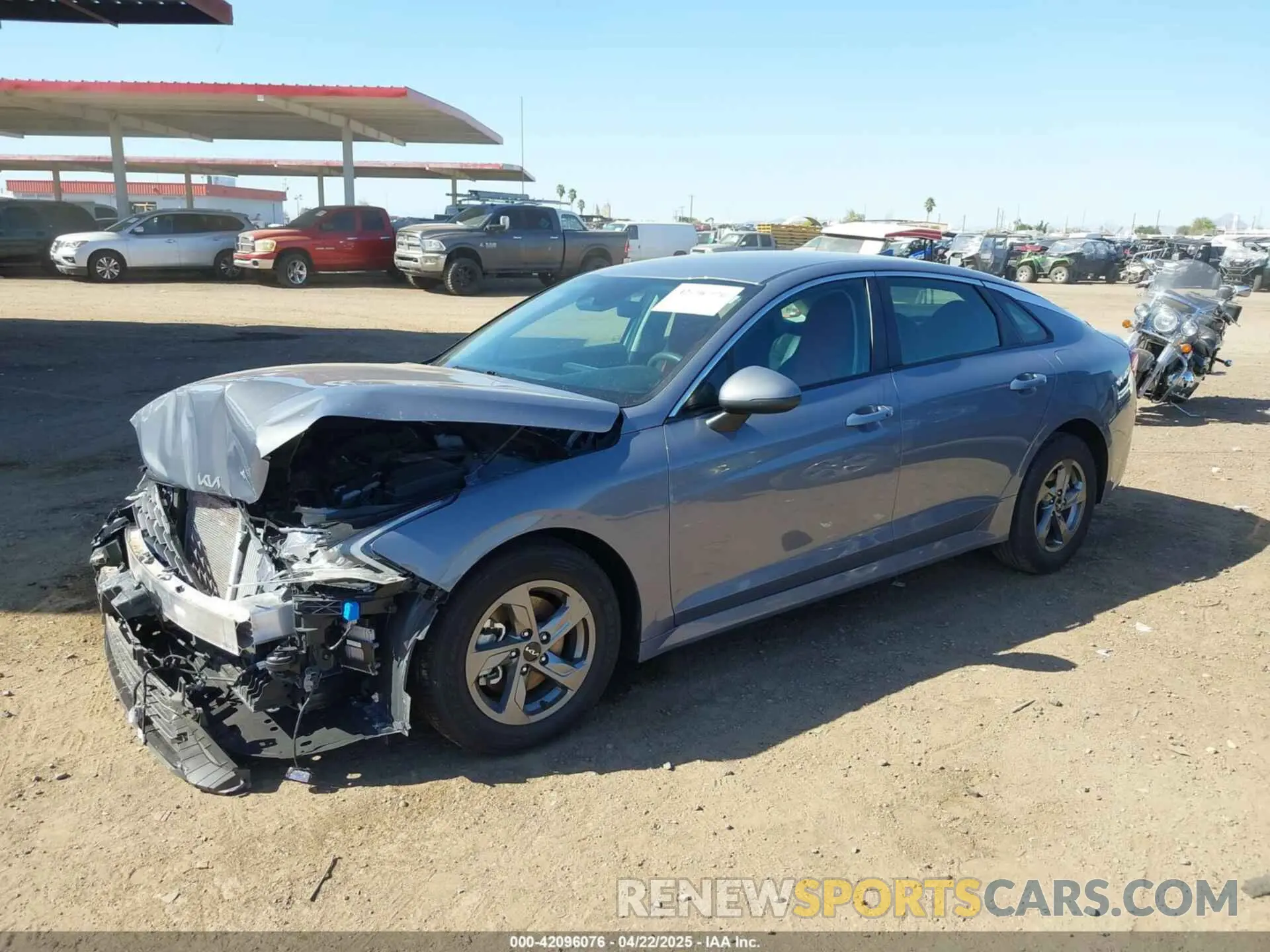 2 Photograph of a damaged car 5XXG14J25PG209827 KIA K5 2023
