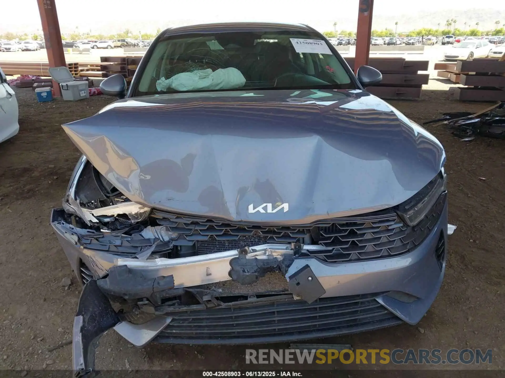 6 Photograph of a damaged car 5XXG14J25PG218074 KIA K5 2023