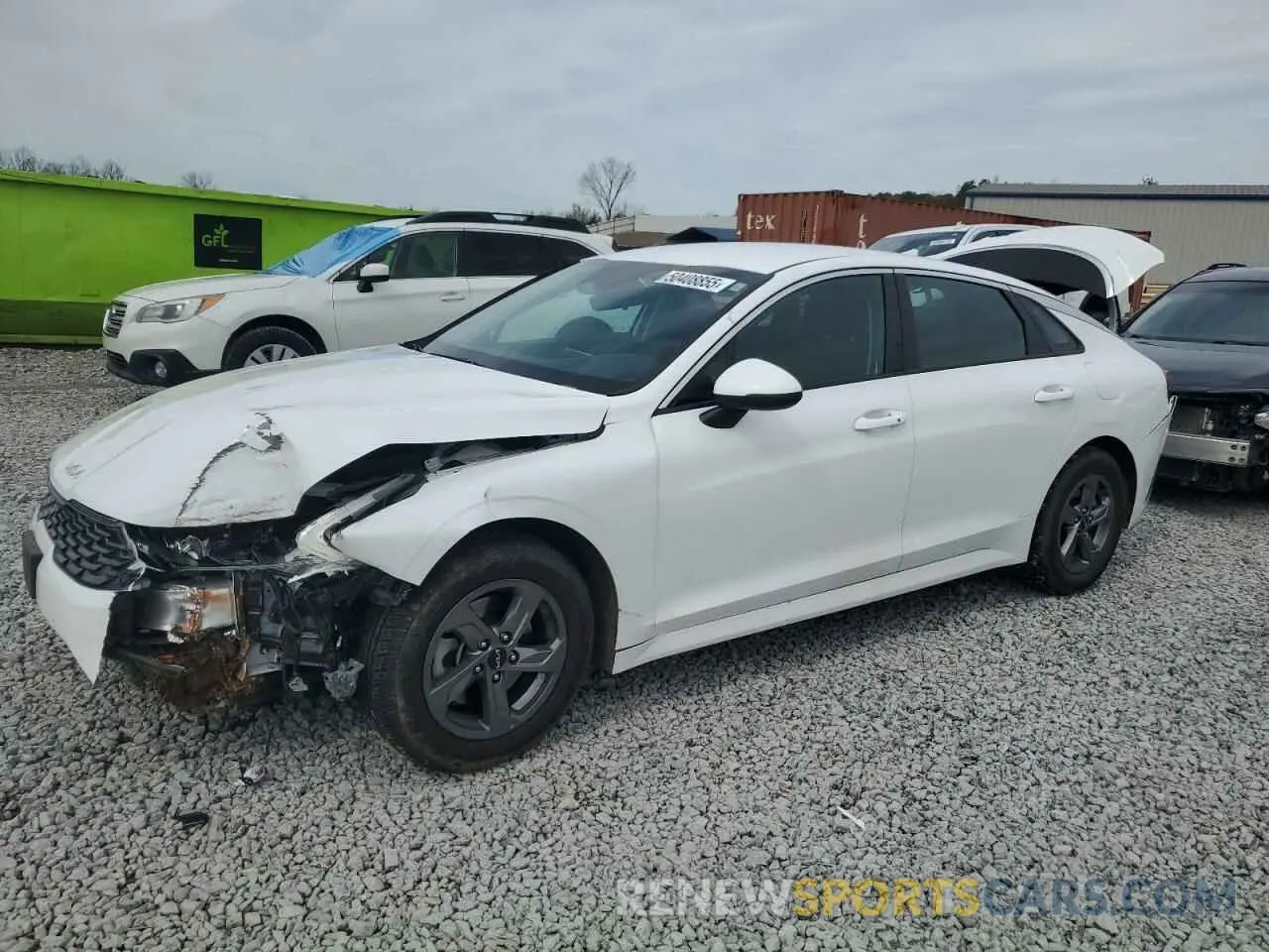 1 Photograph of a damaged car 5XXG14J27PG216035 KIA K5 2023