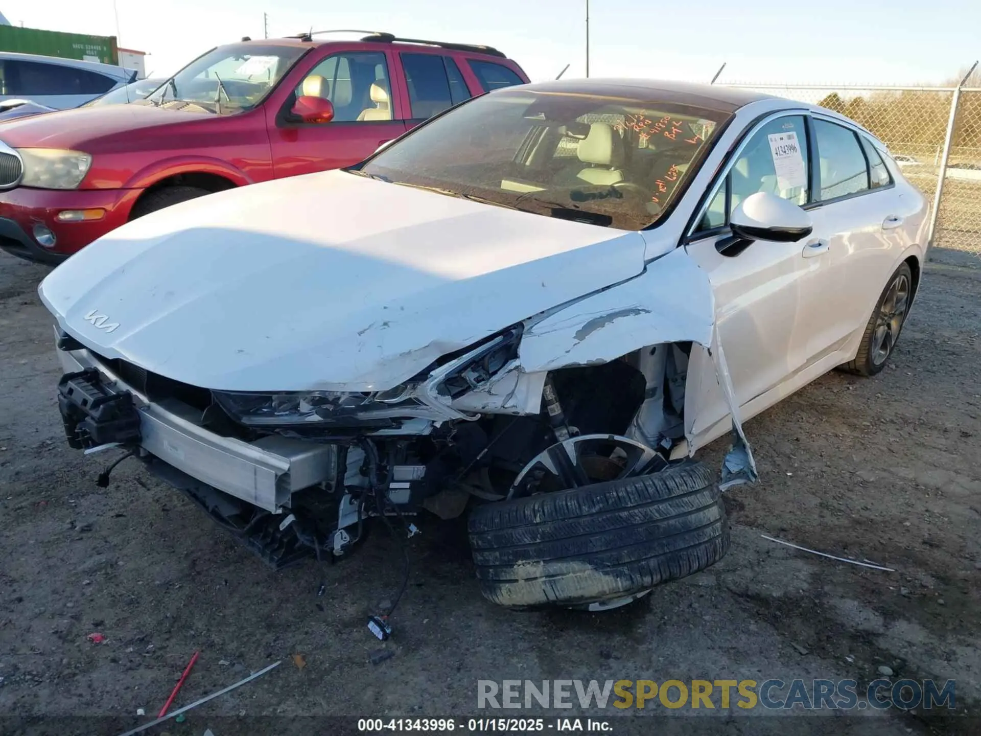 2 Photograph of a damaged car 5XXG34J22PG166235 KIA K5 2023
