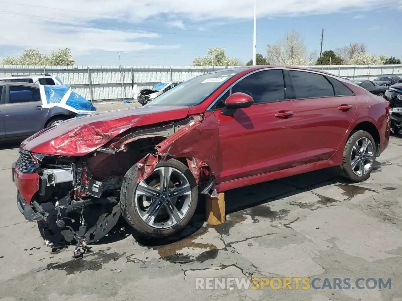 1 Photograph of a damaged car 5XXG34J22PG168891 KIA K5 2023