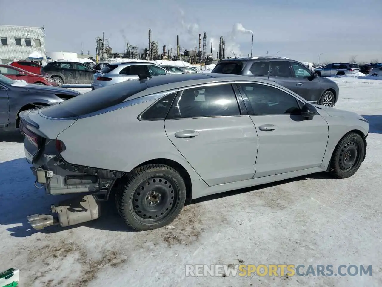 3 Photograph of a damaged car 5XXG44J8XPG177257 KIA K5 2023