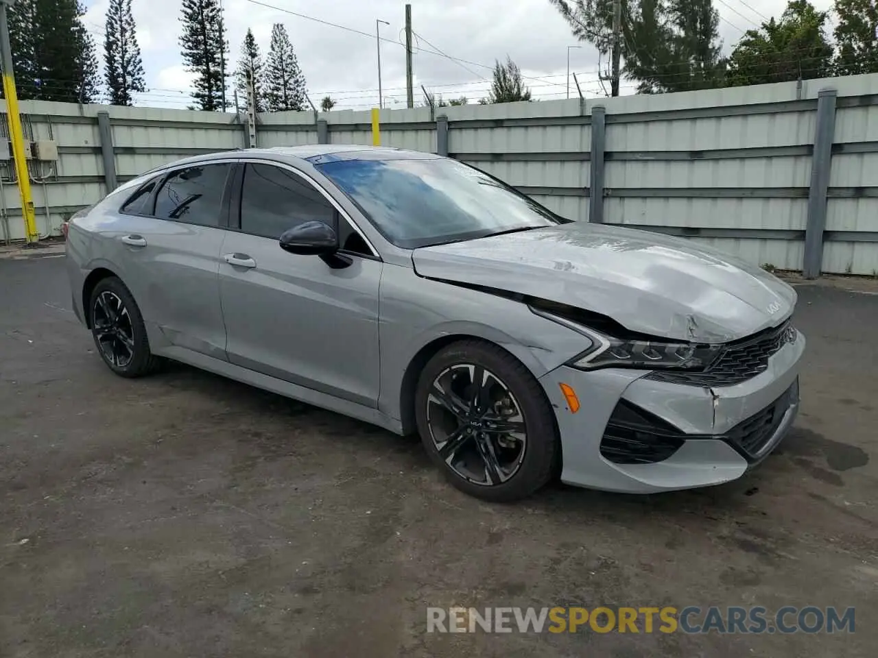 4 Photograph of a damaged car 5XXG64J21PG201970 KIA K5 2023