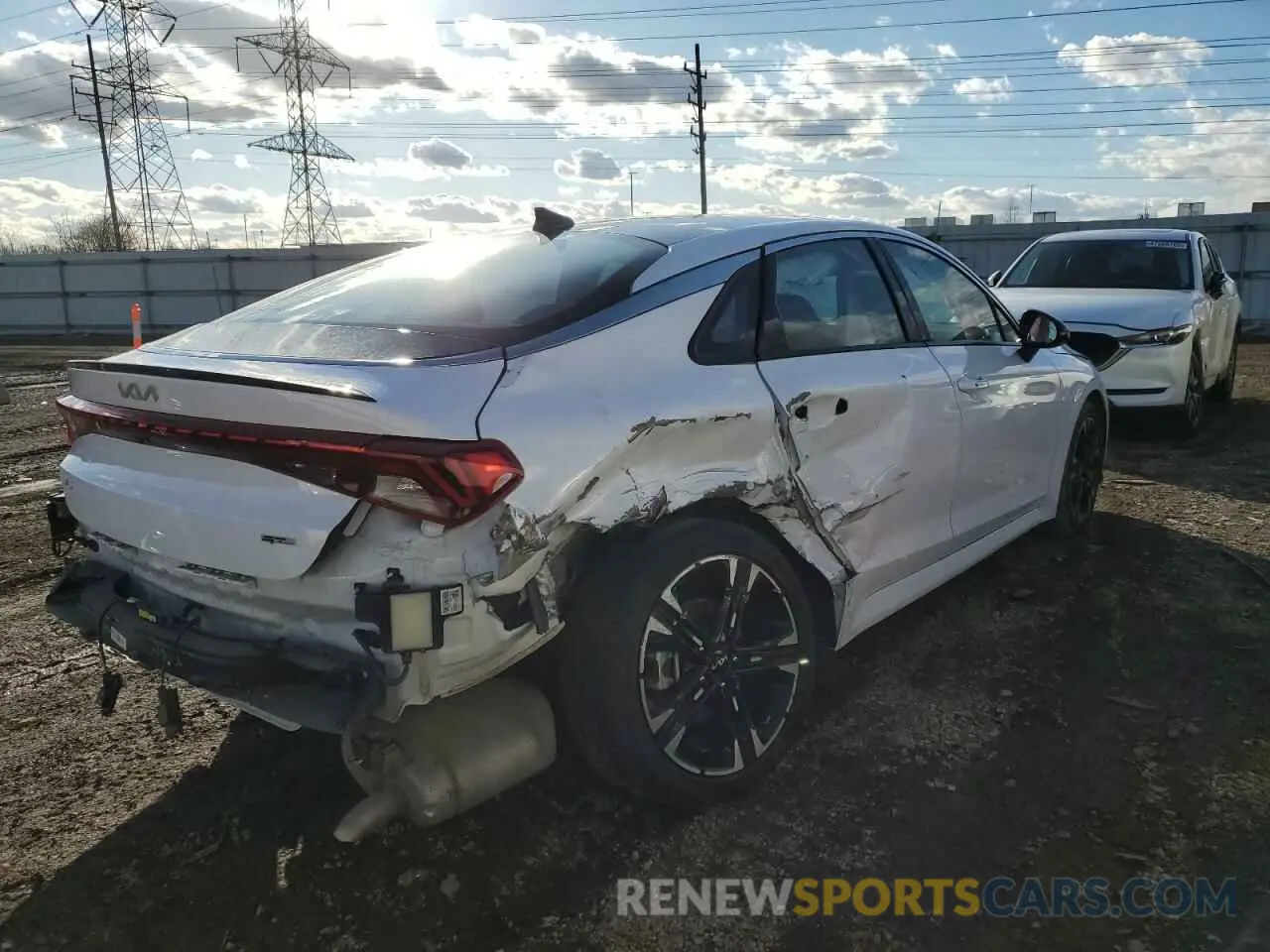 3 Photograph of a damaged car 5XXG64J22PG224027 KIA K5 2023
