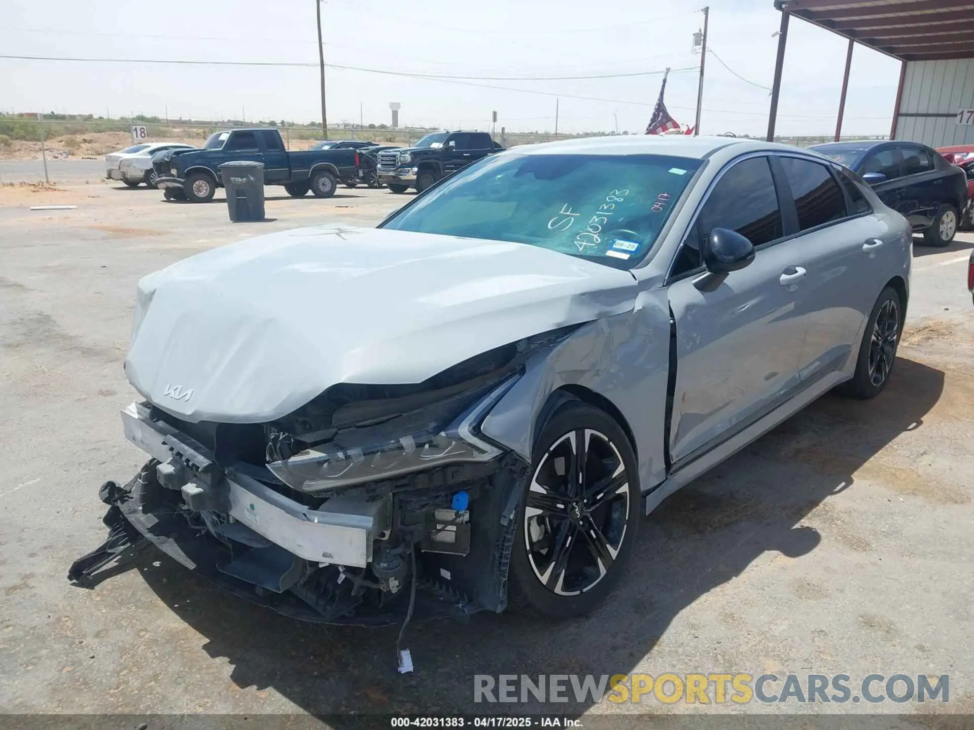 2 Photograph of a damaged car 5XXG64J23PG176084 KIA K5 2023