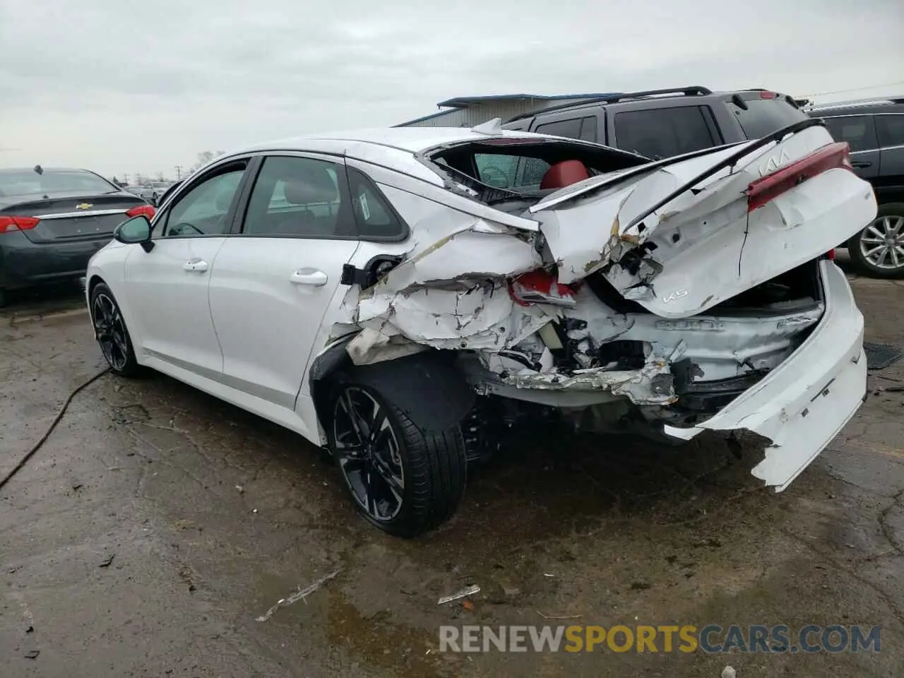 2 Photograph of a damaged car 5XXG64J23PG223534 KIA K5 2023