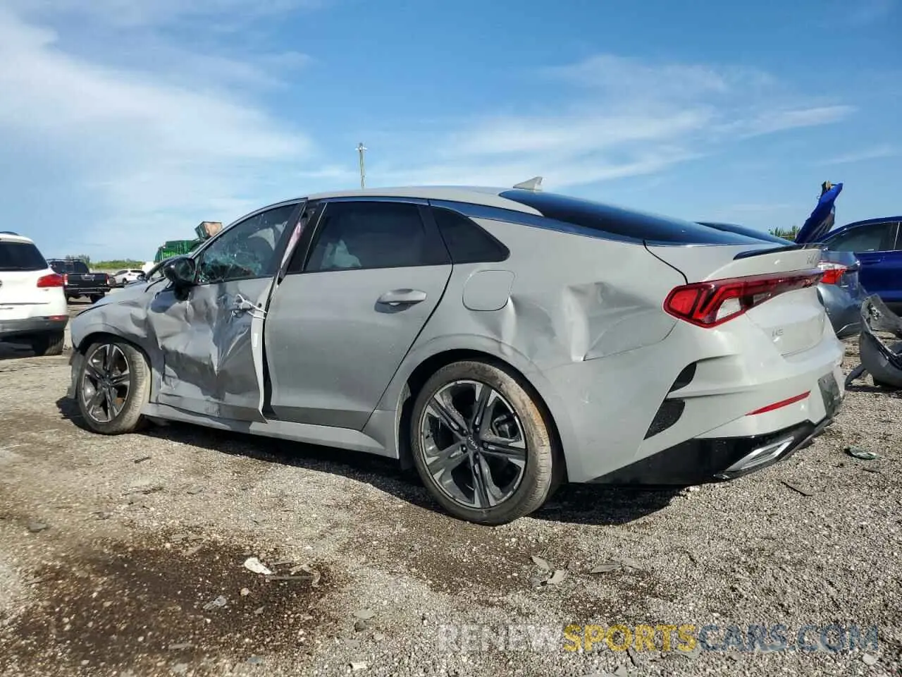 2 Photograph of a damaged car 5XXG64J25PG206234 KIA K5 2023