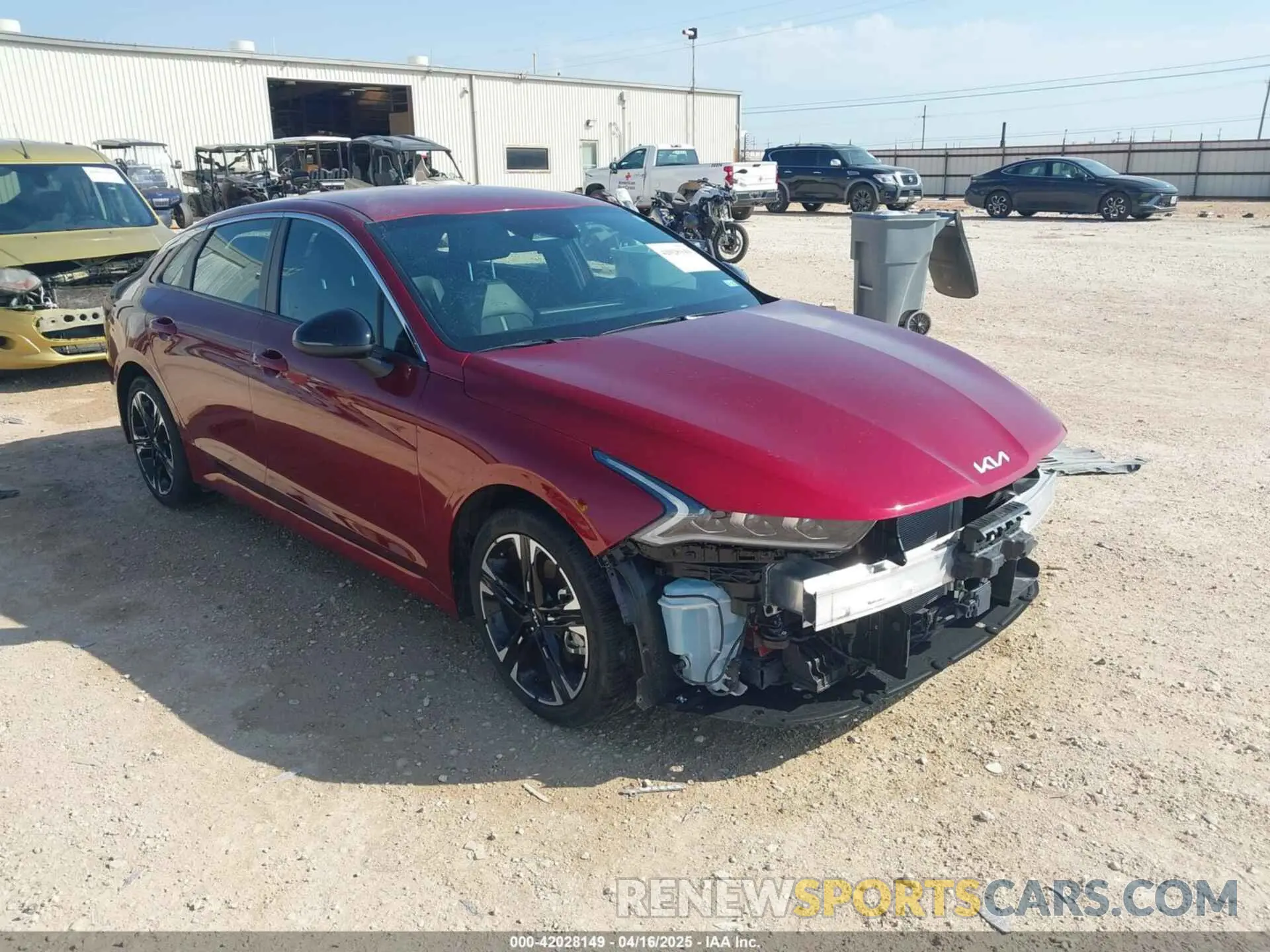 1 Photograph of a damaged car 5XXG64J27PG227330 KIA K5 2023