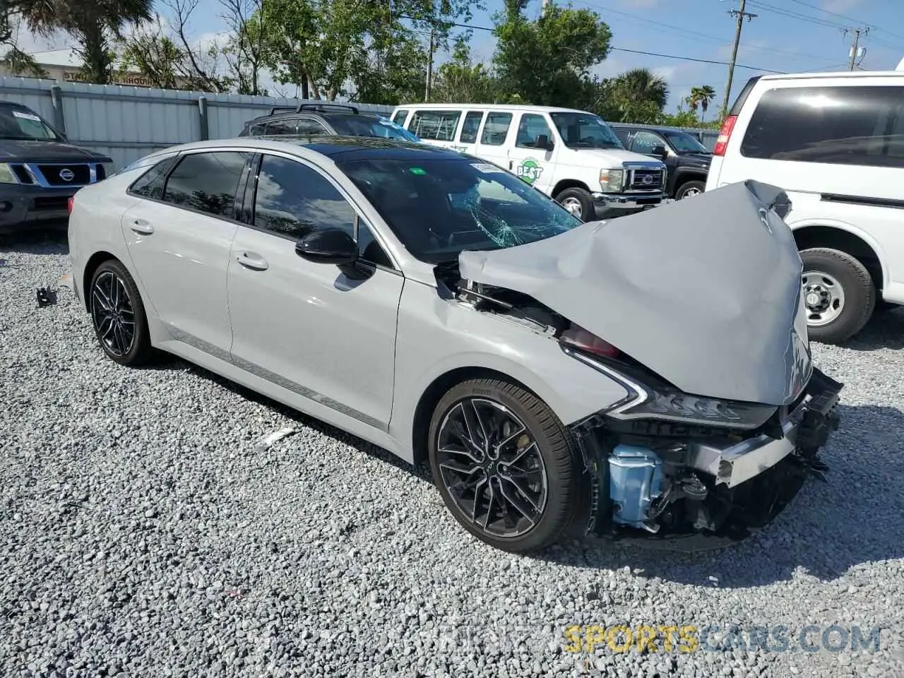 4 Photograph of a damaged car 5XXG44J84RG243594 KIA K5 2024