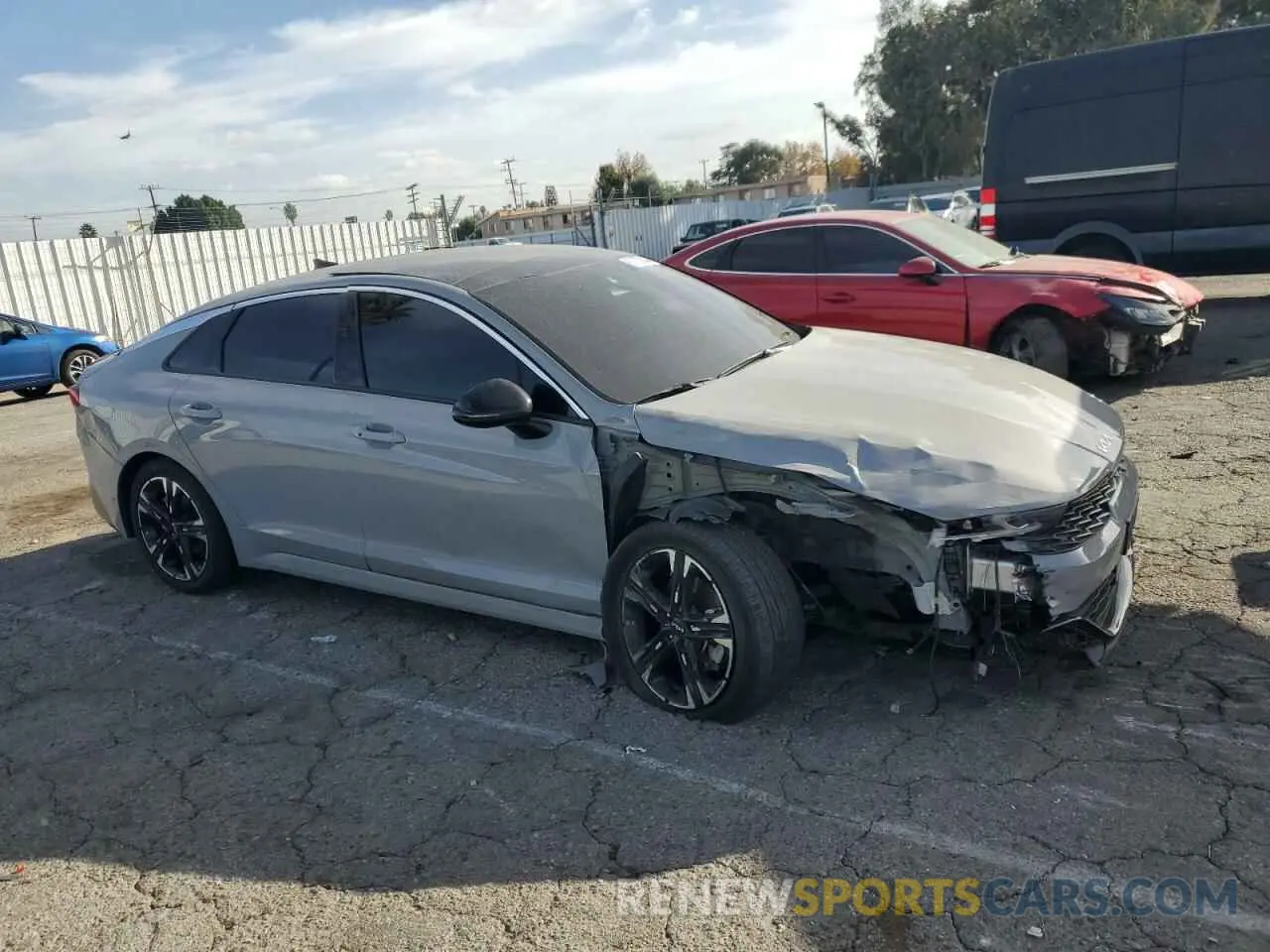 4 Photograph of a damaged car 5XXG64J25RG237325 KIA K5 2024
