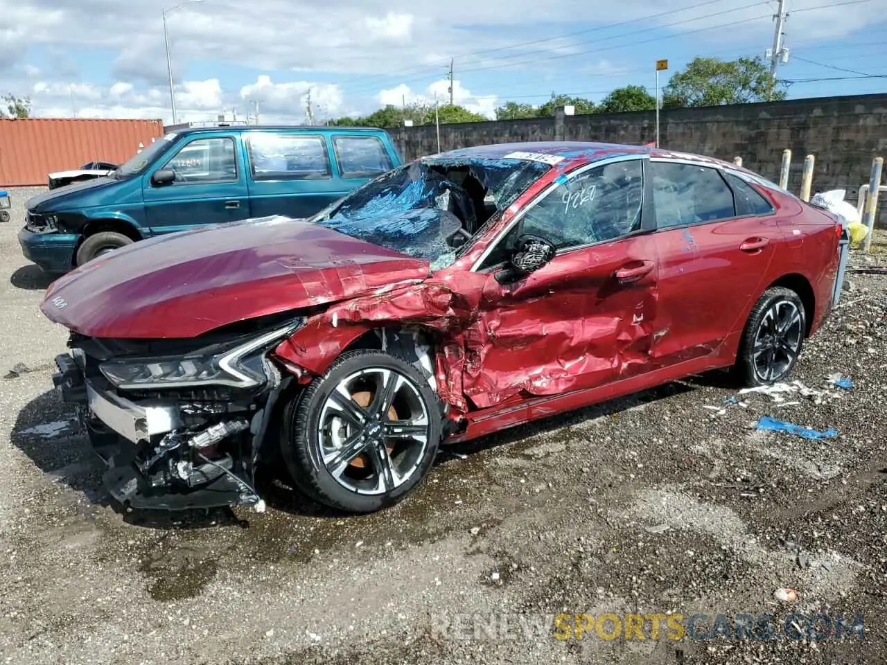 1 Photograph of a damaged car 5XXG64J25RG247160 KIA K5 2024