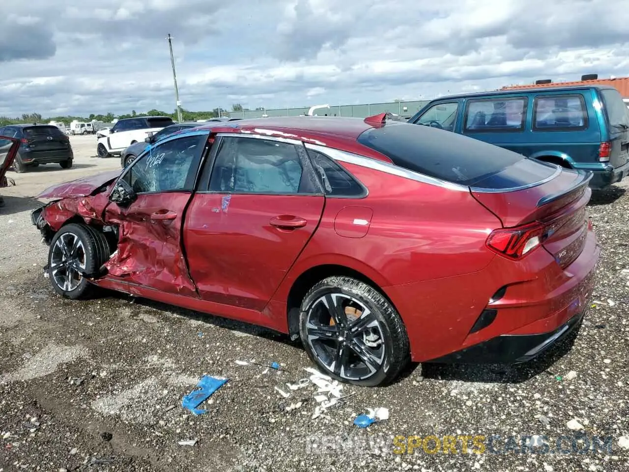 2 Photograph of a damaged car 5XXG64J25RG247160 KIA K5 2024