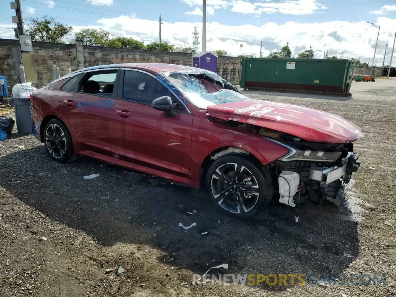 4 Photograph of a damaged car 5XXG64J25RG247160 KIA K5 2024