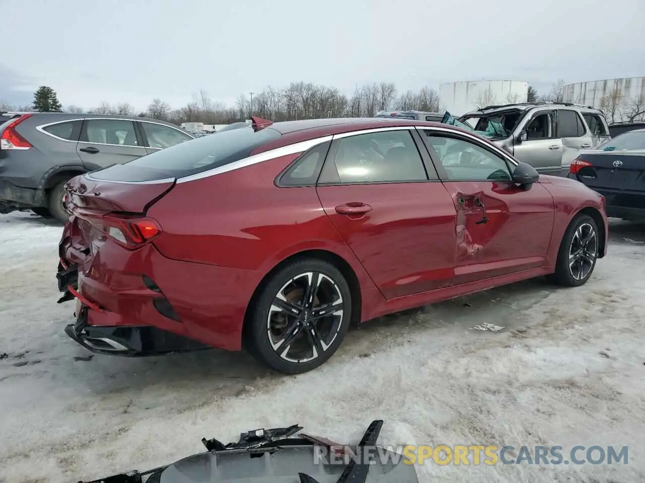 3 Photograph of a damaged car 5XXG64J29RG247162 KIA K5 2024