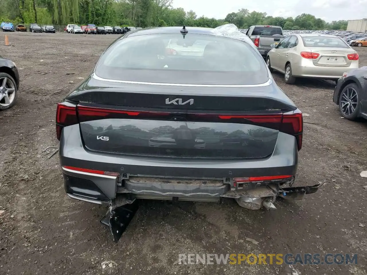 6 Photograph of a damaged car KNAG24J71S5269736 KIA K5 2025