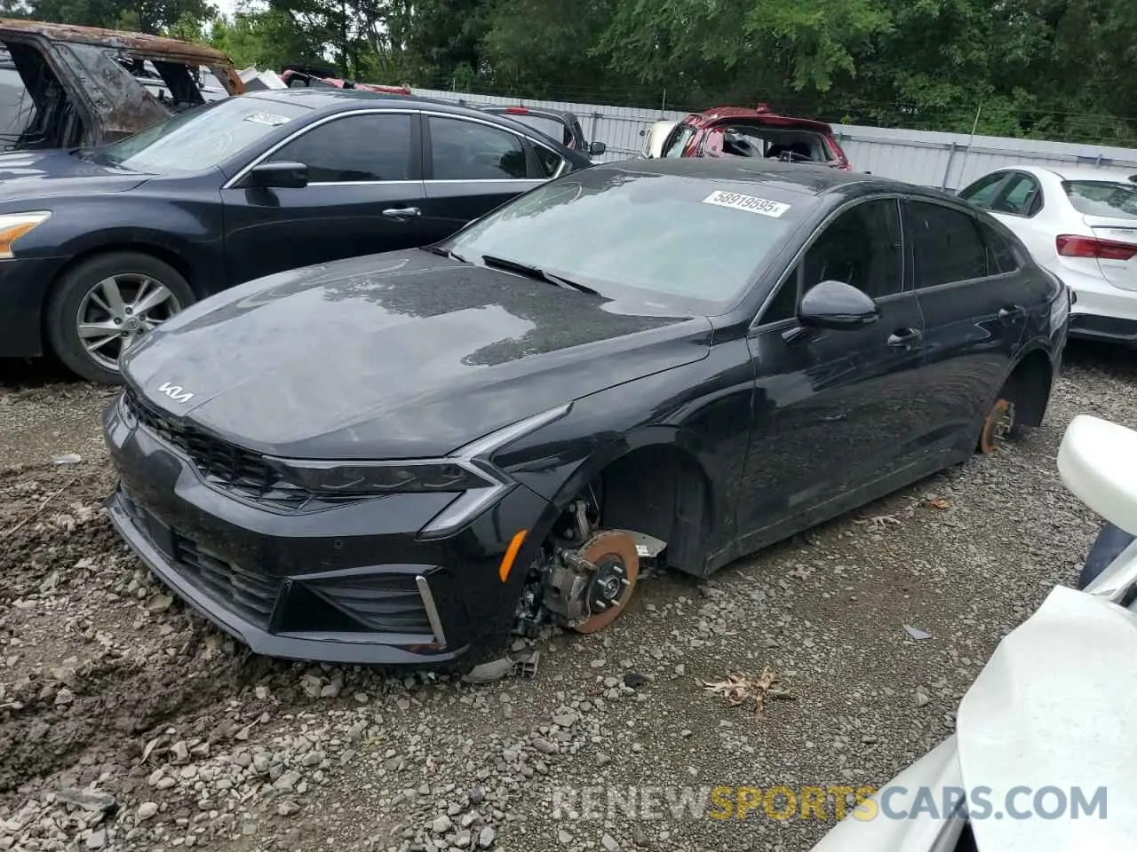 1 Photograph of a damaged car KNAG24J74S5284568 KIA K5 2025