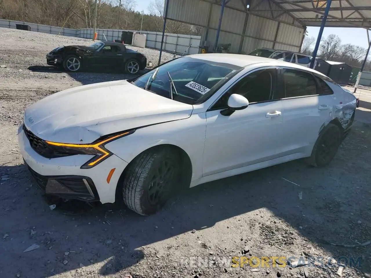 1 Photograph of a damaged car KNAG24J76S5273801 KIA K5 2025