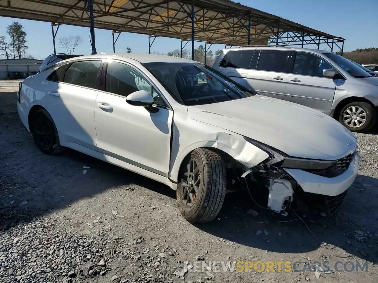 4 Photograph of a damaged car KNAG24J76S5273801 KIA K5 2025