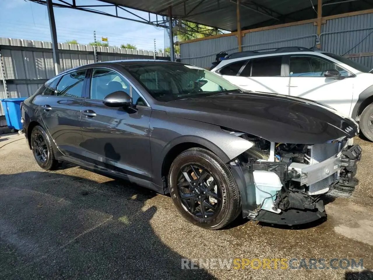 4 Photograph of a damaged car KNAG24J77S5336839 KIA K5 2025