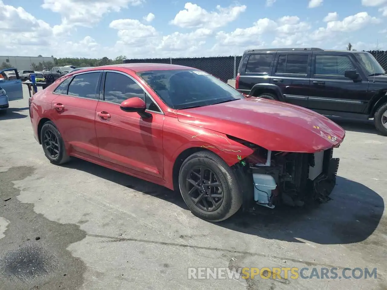 4 Photograph of a damaged car KNAG24J78S5286372 KIA K5 2025