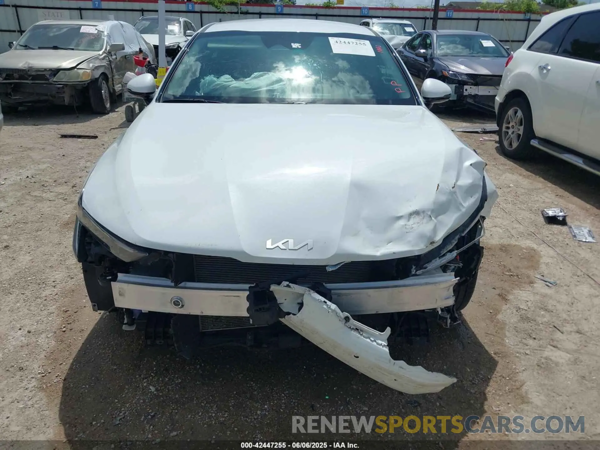 13 Photograph of a damaged car KNAG24J78S5293497 KIA K5 2025