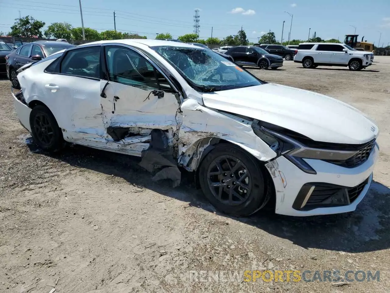 4 Photograph of a damaged car KNAG24J79S5325308 KIA K5 2025