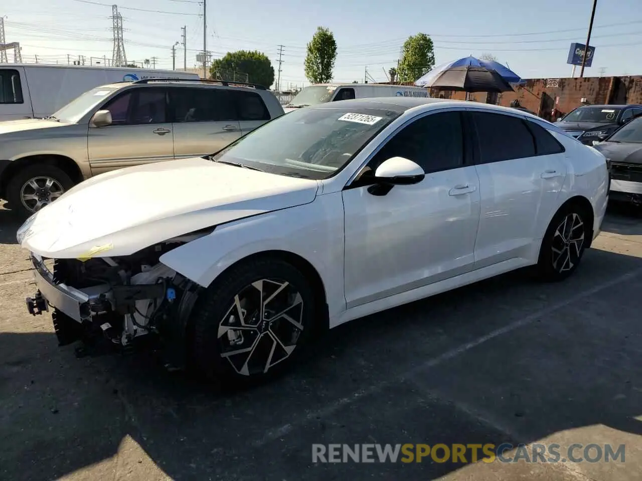 1 Photograph of a damaged car KNAG34J74S5299567 KIA K5 2025