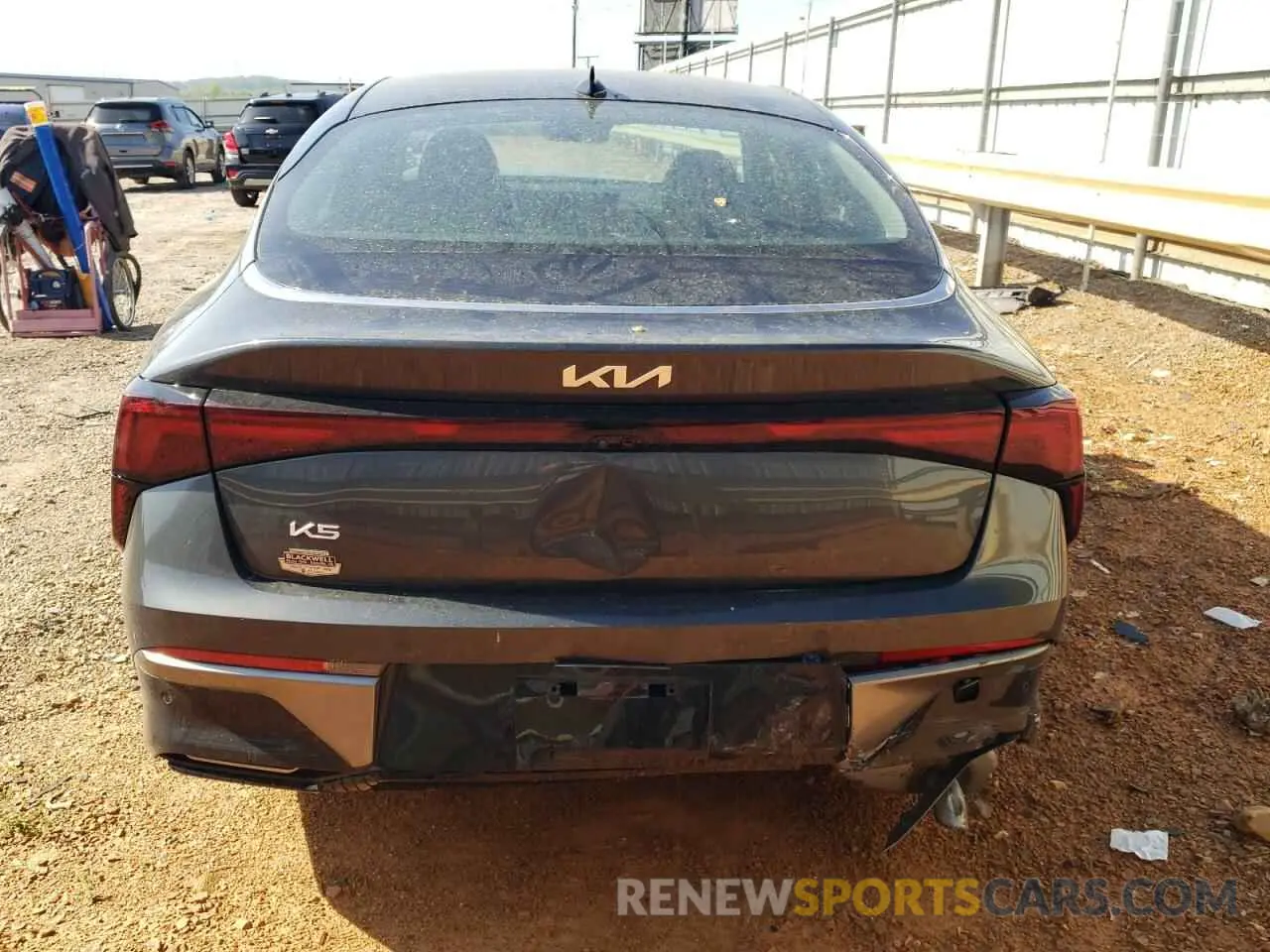 6 Photograph of a damaged car KNAG34J75S5286407 KIA K5 2025