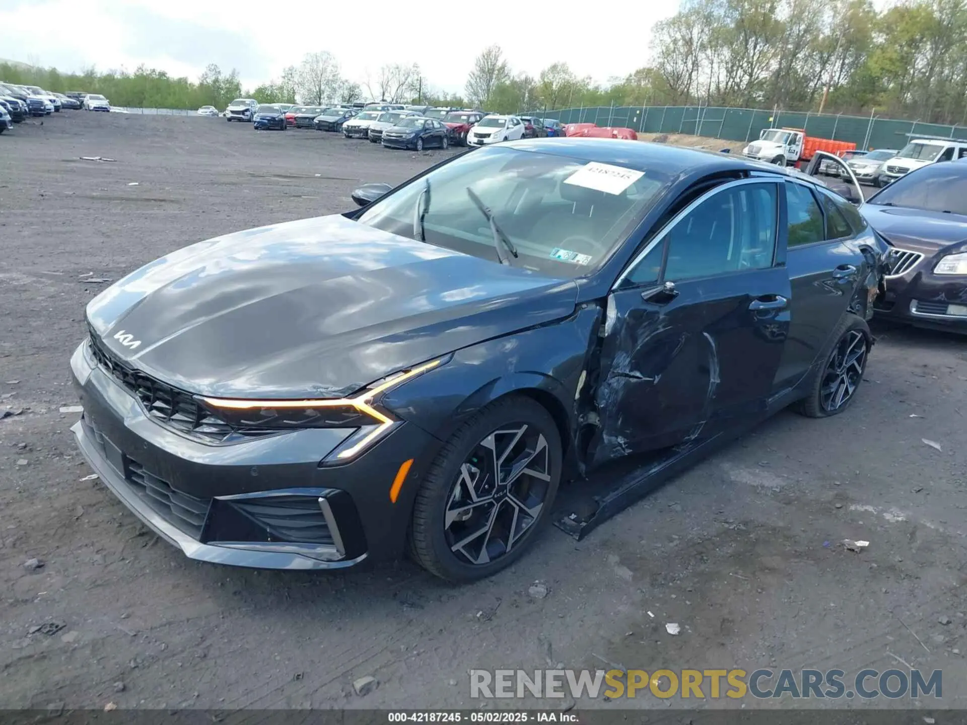 2 Photograph of a damaged car KNAG34J76S5296184 KIA K5 2025