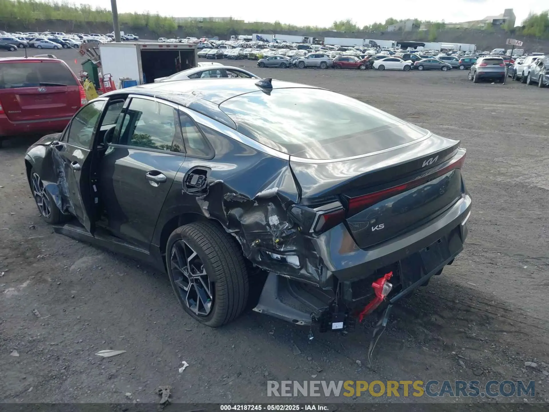 3 Photograph of a damaged car KNAG34J76S5296184 KIA K5 2025