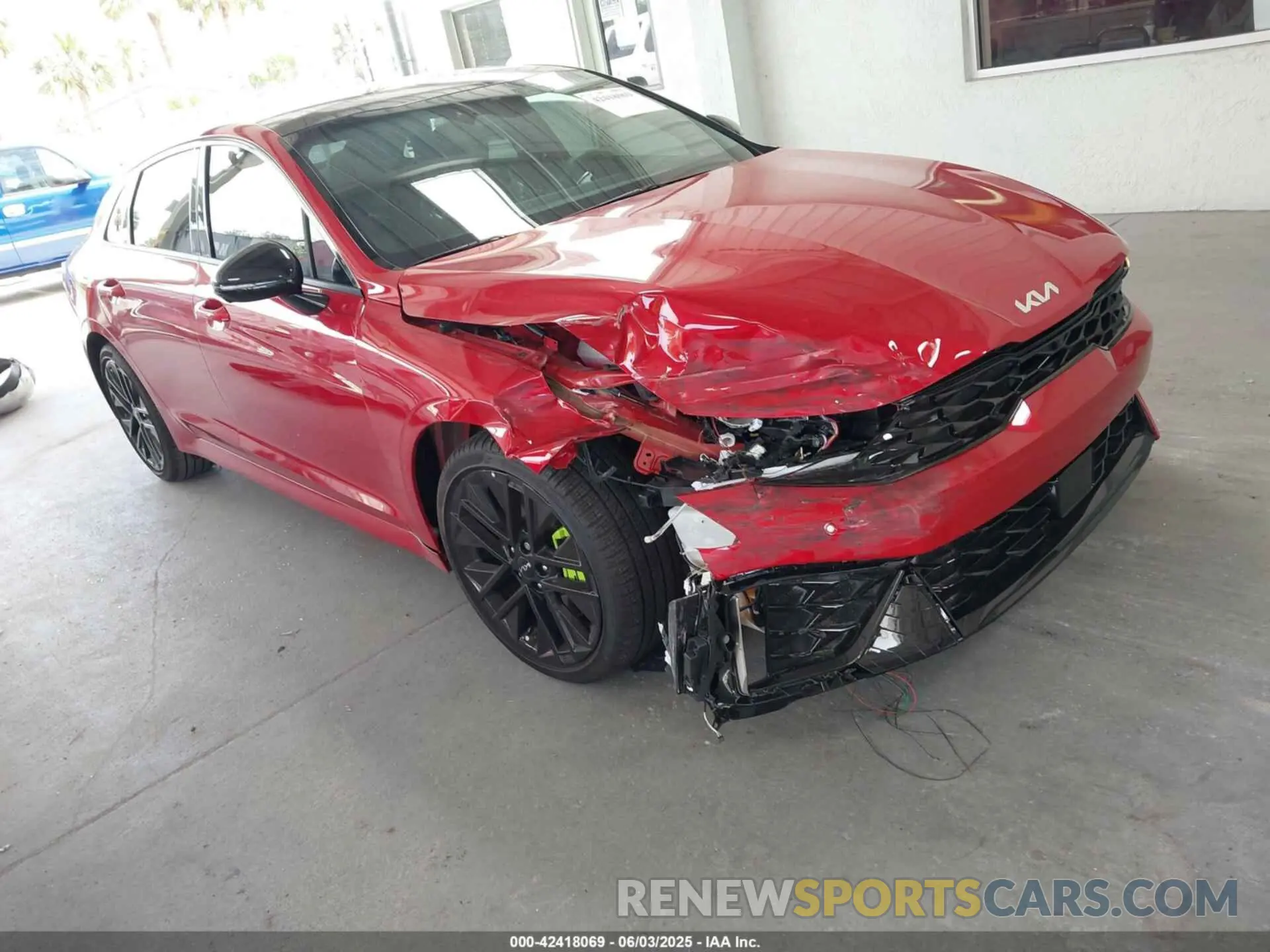 1 Photograph of a damaged car KNAG44J82S5321779 KIA K5 2025
