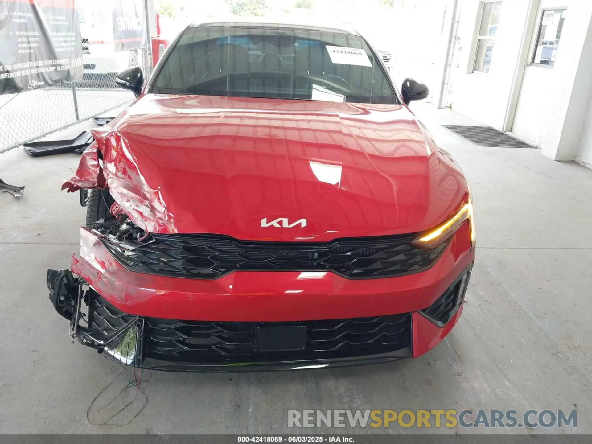 12 Photograph of a damaged car KNAG44J82S5321779 KIA K5 2025