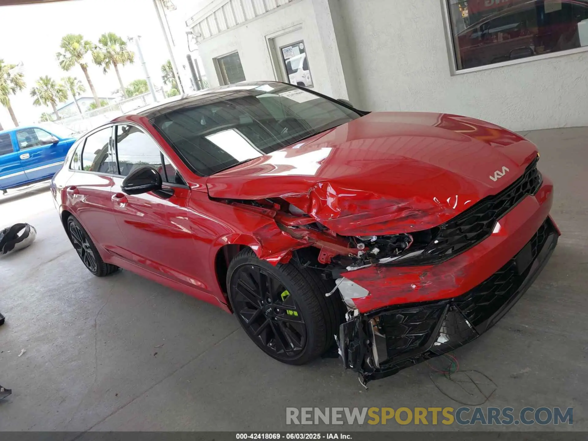 13 Photograph of a damaged car KNAG44J82S5321779 KIA K5 2025