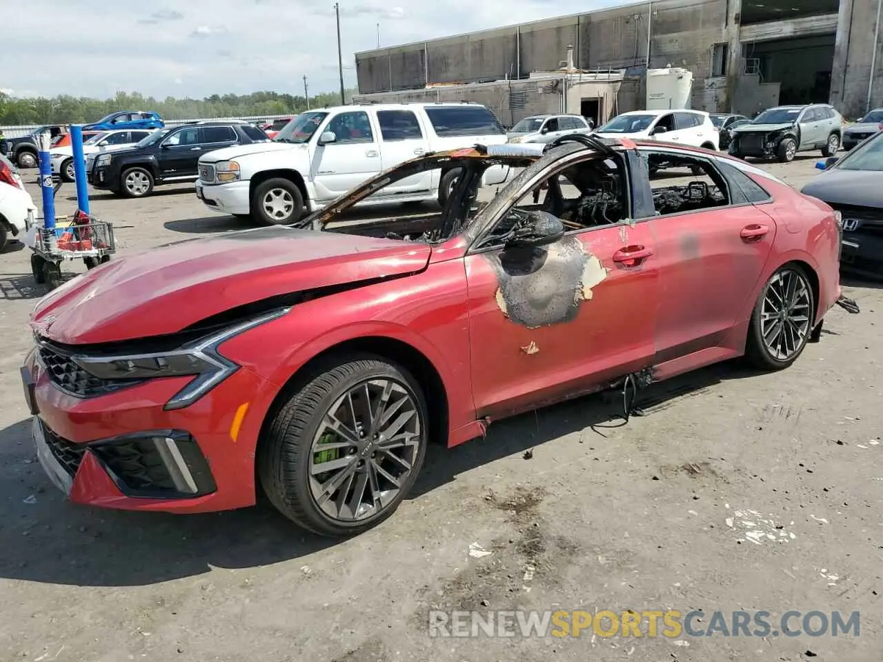1 Photograph of a damaged car KNAG44J85S5281729 KIA K5 2025