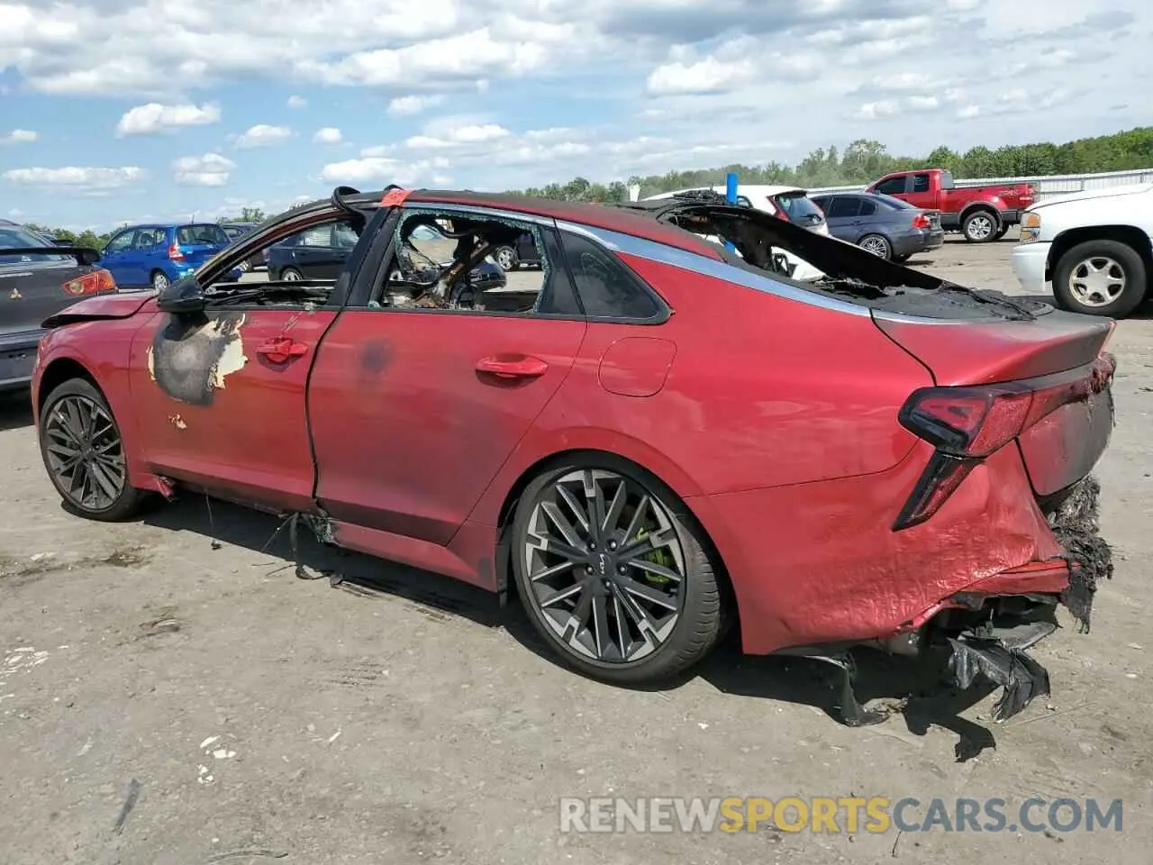 2 Photograph of a damaged car KNAG44J85S5281729 KIA K5 2025