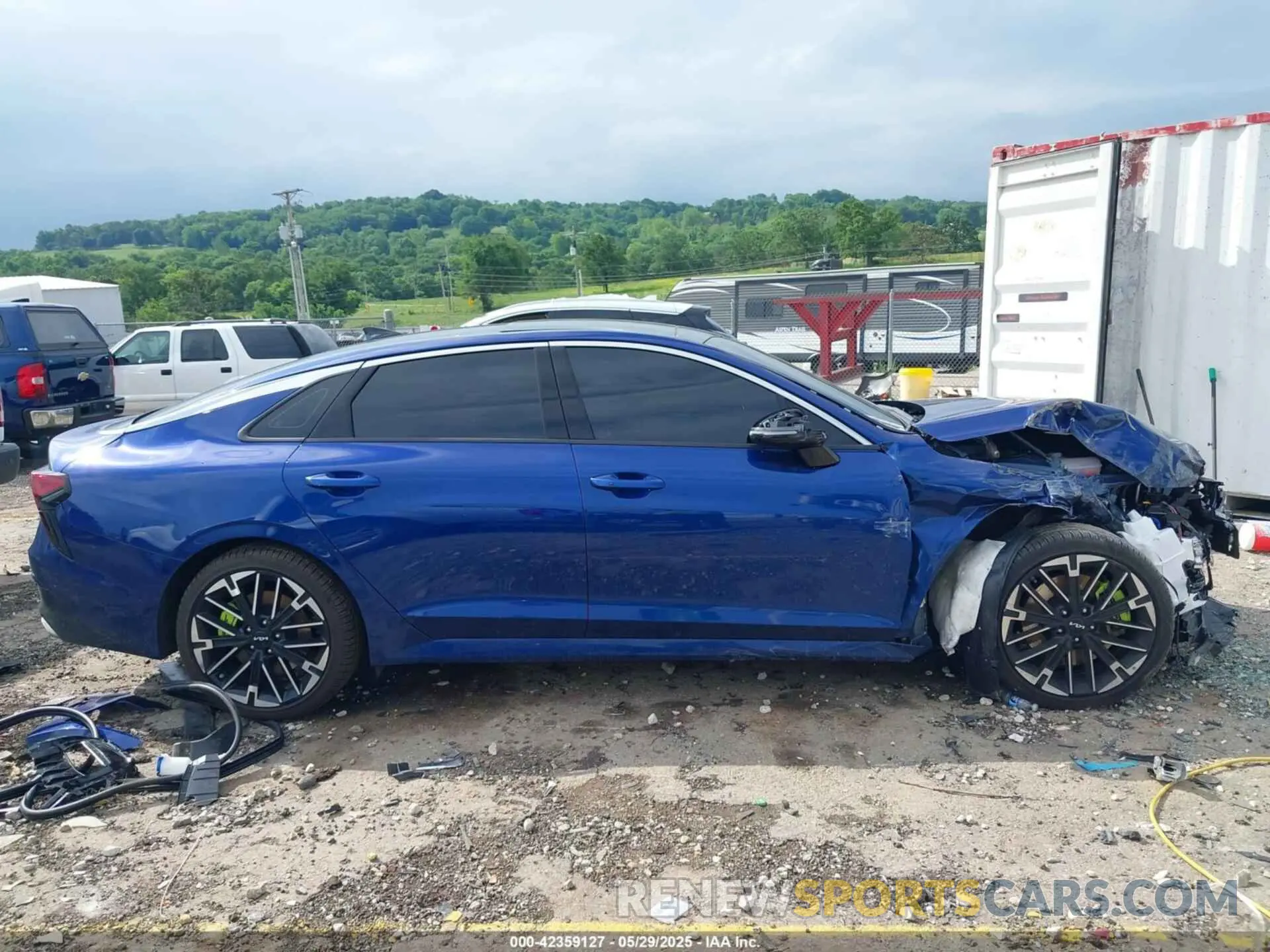13 Photograph of a damaged car KNAG44J85S5334140 KIA K5 2025
