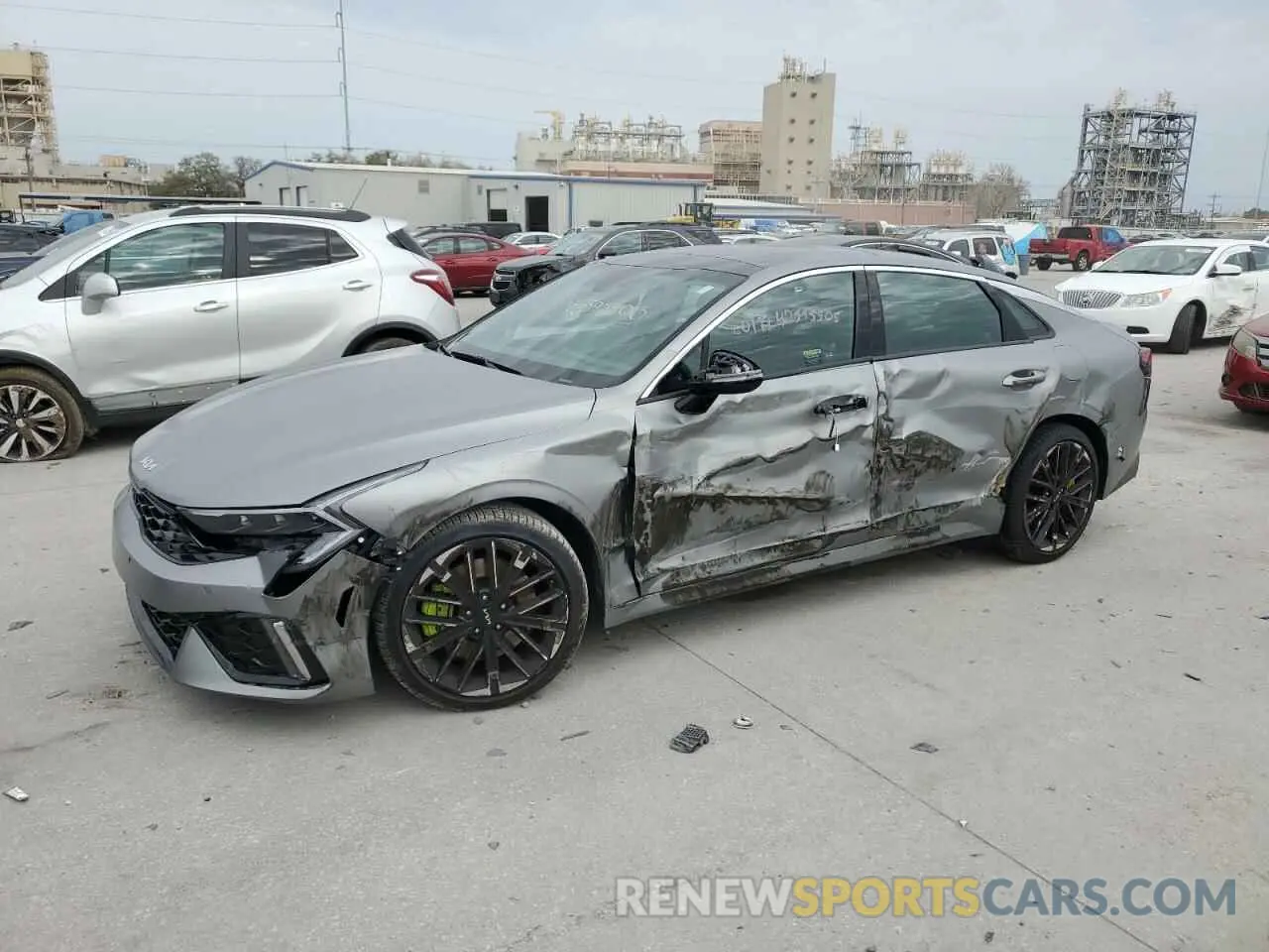 1 Photograph of a damaged car KNAG44J87S5303102 KIA K5 2025