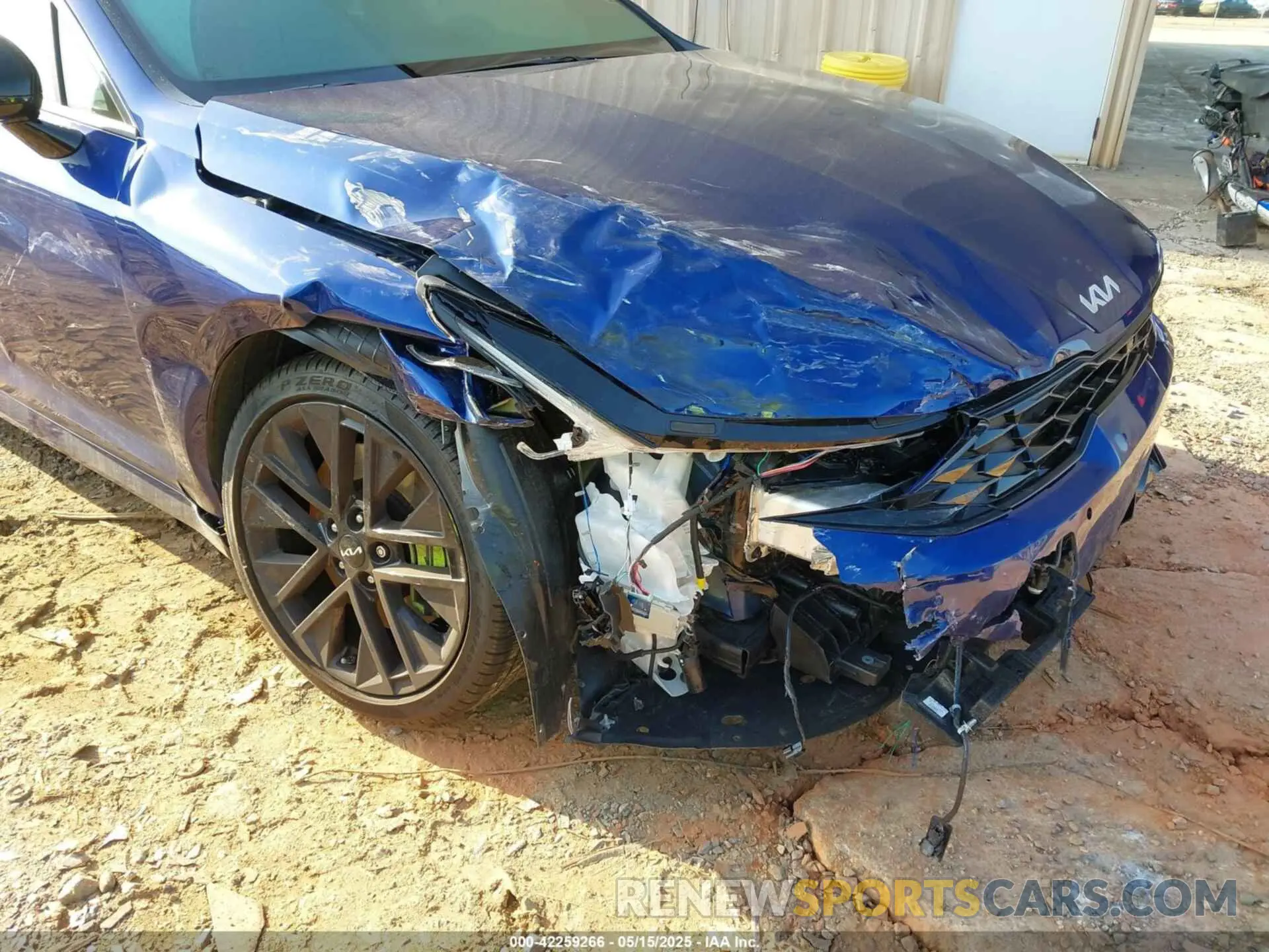 6 Photograph of a damaged car KNAG44J89S5273682 KIA K5 2025