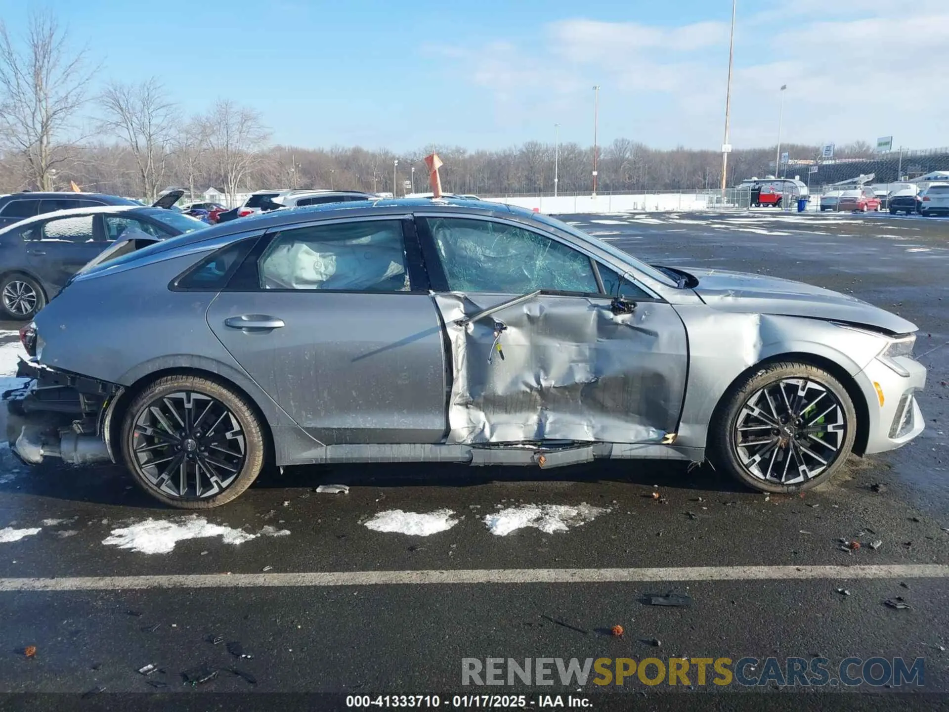 13 Photograph of a damaged car KNAG44J89S5334027 KIA K5 2025