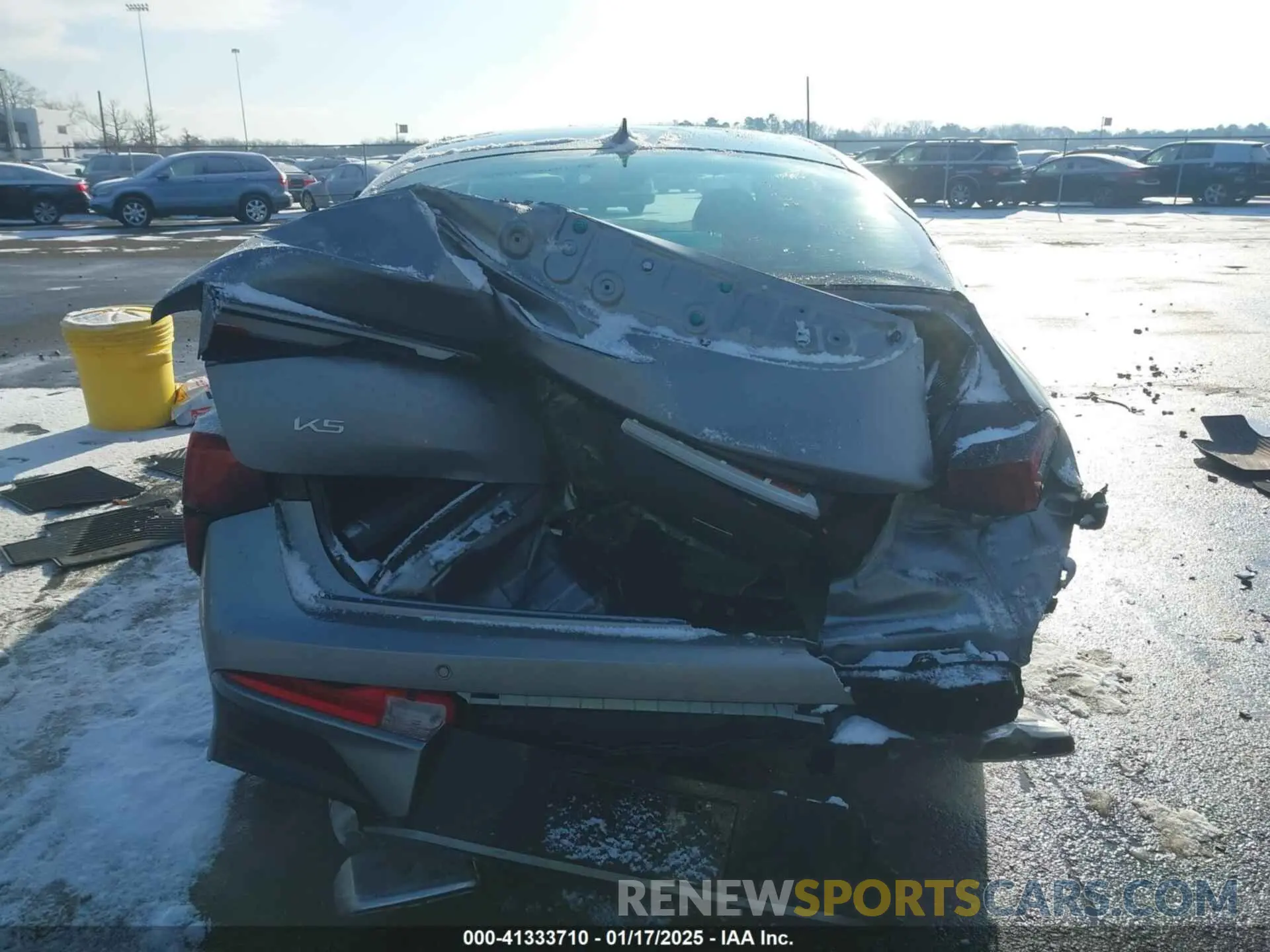 16 Photograph of a damaged car KNAG44J89S5334027 KIA K5 2025