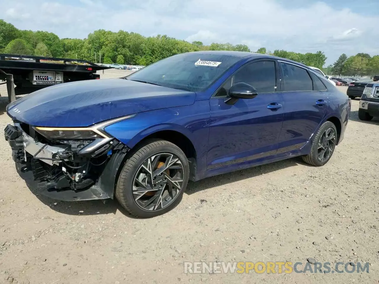 1 Photograph of a damaged car KNAG64J70S5305355 KIA K5 2025