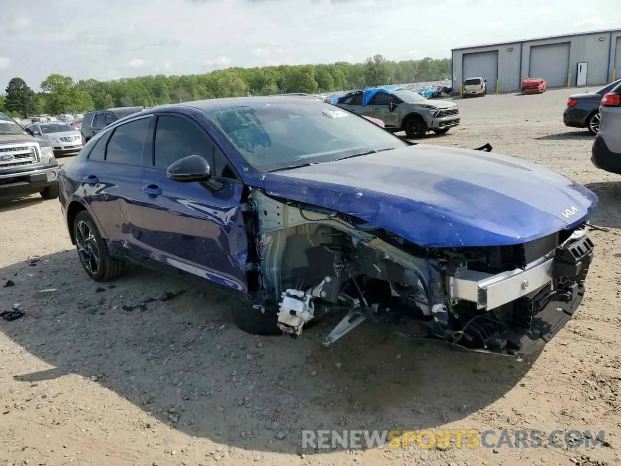 4 Photograph of a damaged car KNAG64J70S5305355 KIA K5 2025