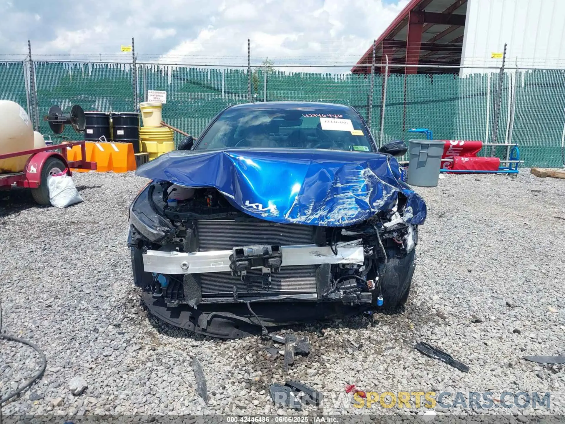 13 Photograph of a damaged car KNAG64J70S5332068 KIA K5 2025
