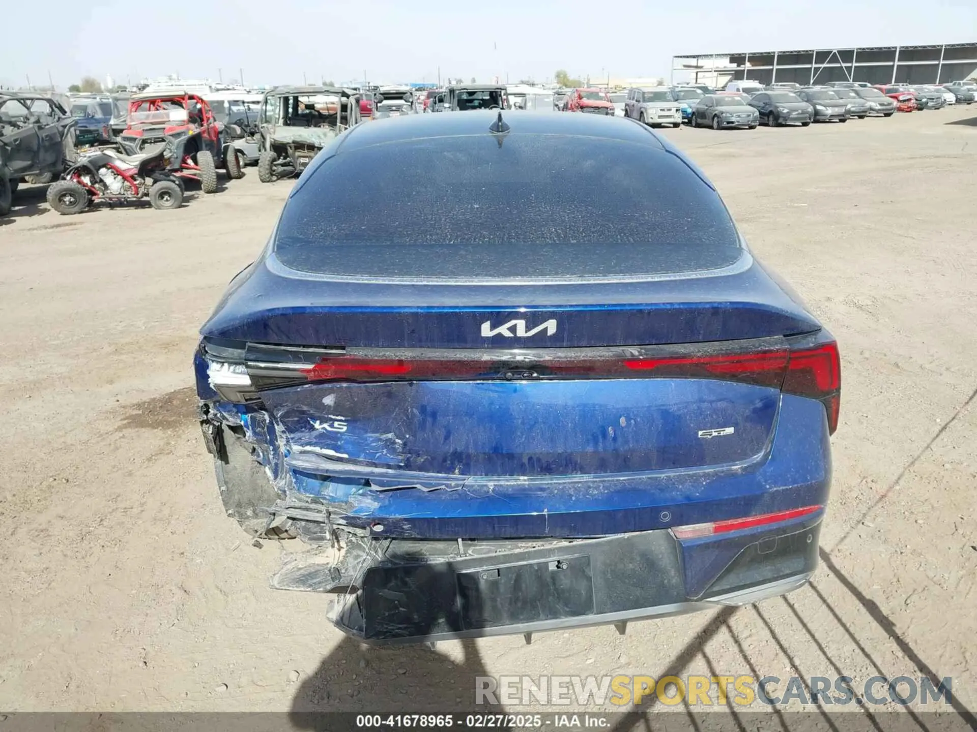 16 Photograph of a damaged car KNAG64J71S5277517 KIA K5 2025