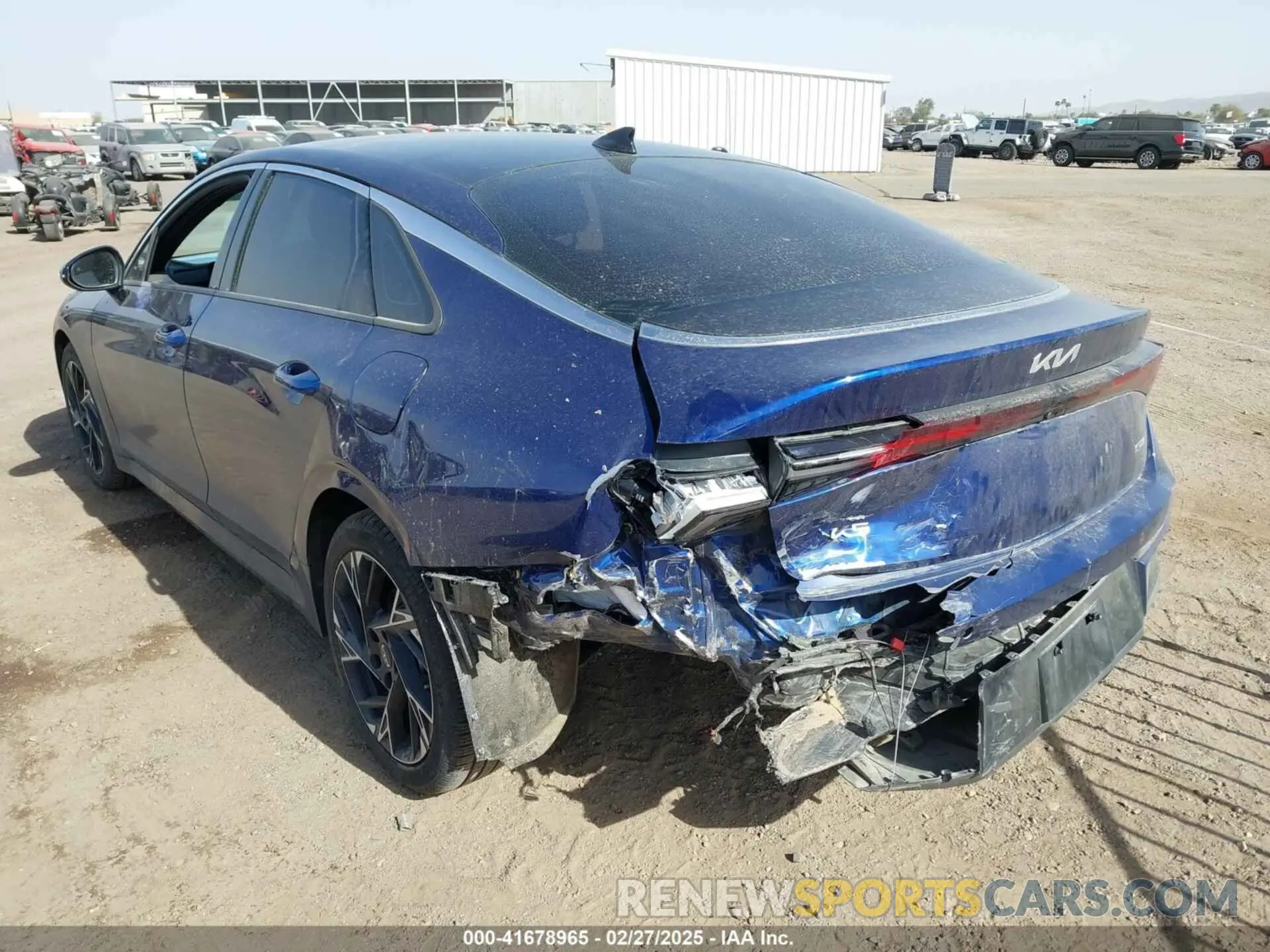 6 Photograph of a damaged car KNAG64J71S5277517 KIA K5 2025