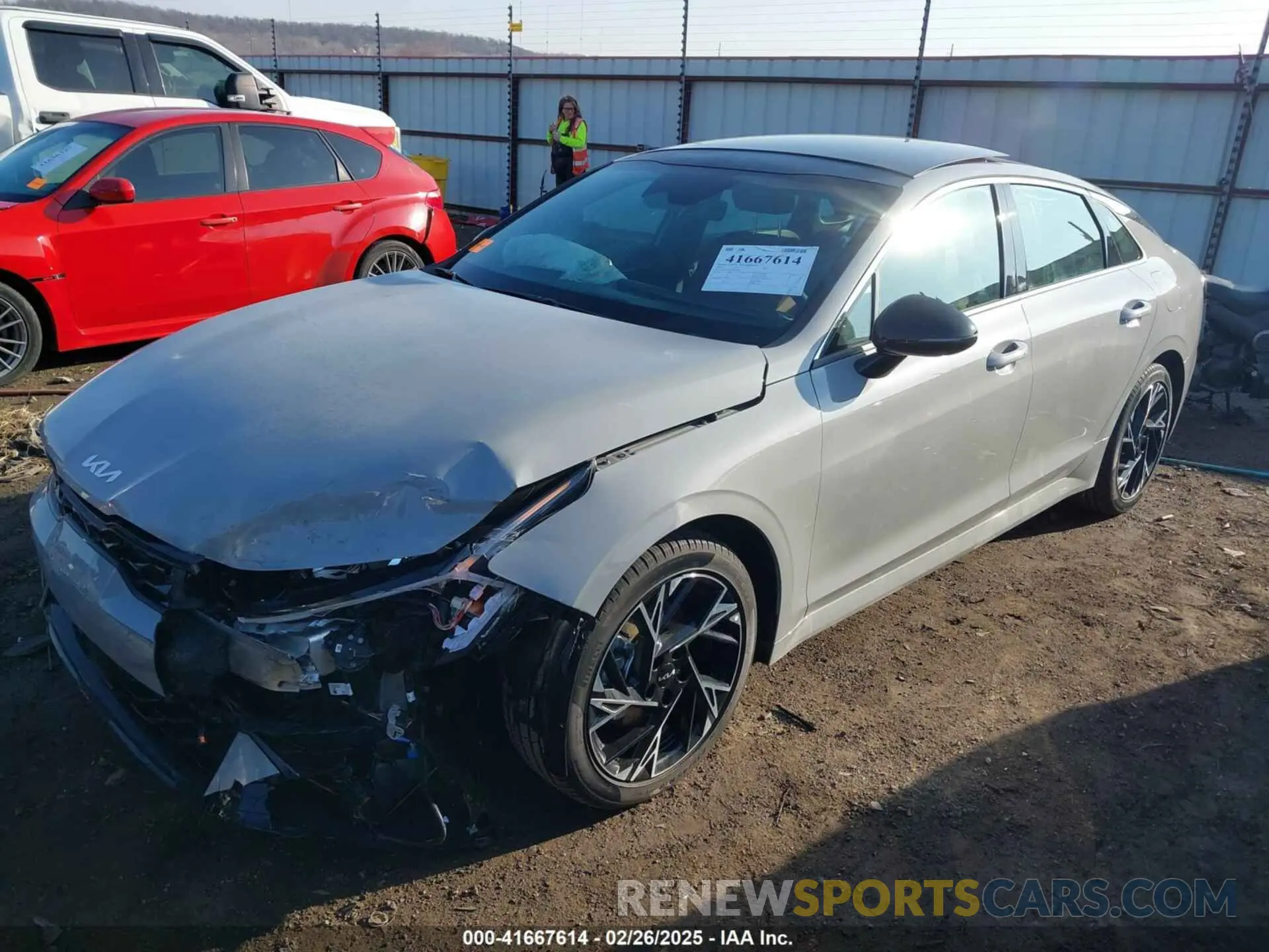 2 Photograph of a damaged car KNAG64J72S5334971 KIA K5 2025