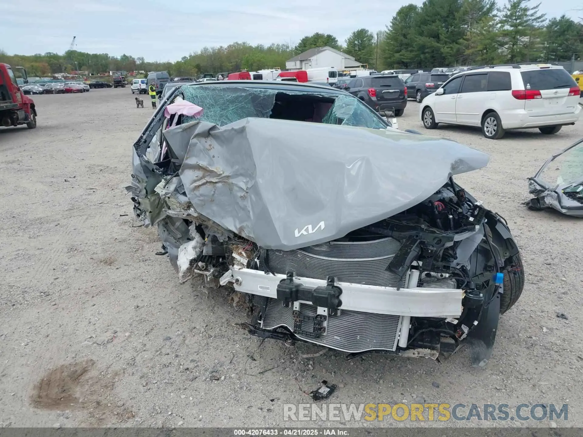 6 Photograph of a damaged car KNAG64J72S5350183 KIA K5 2025