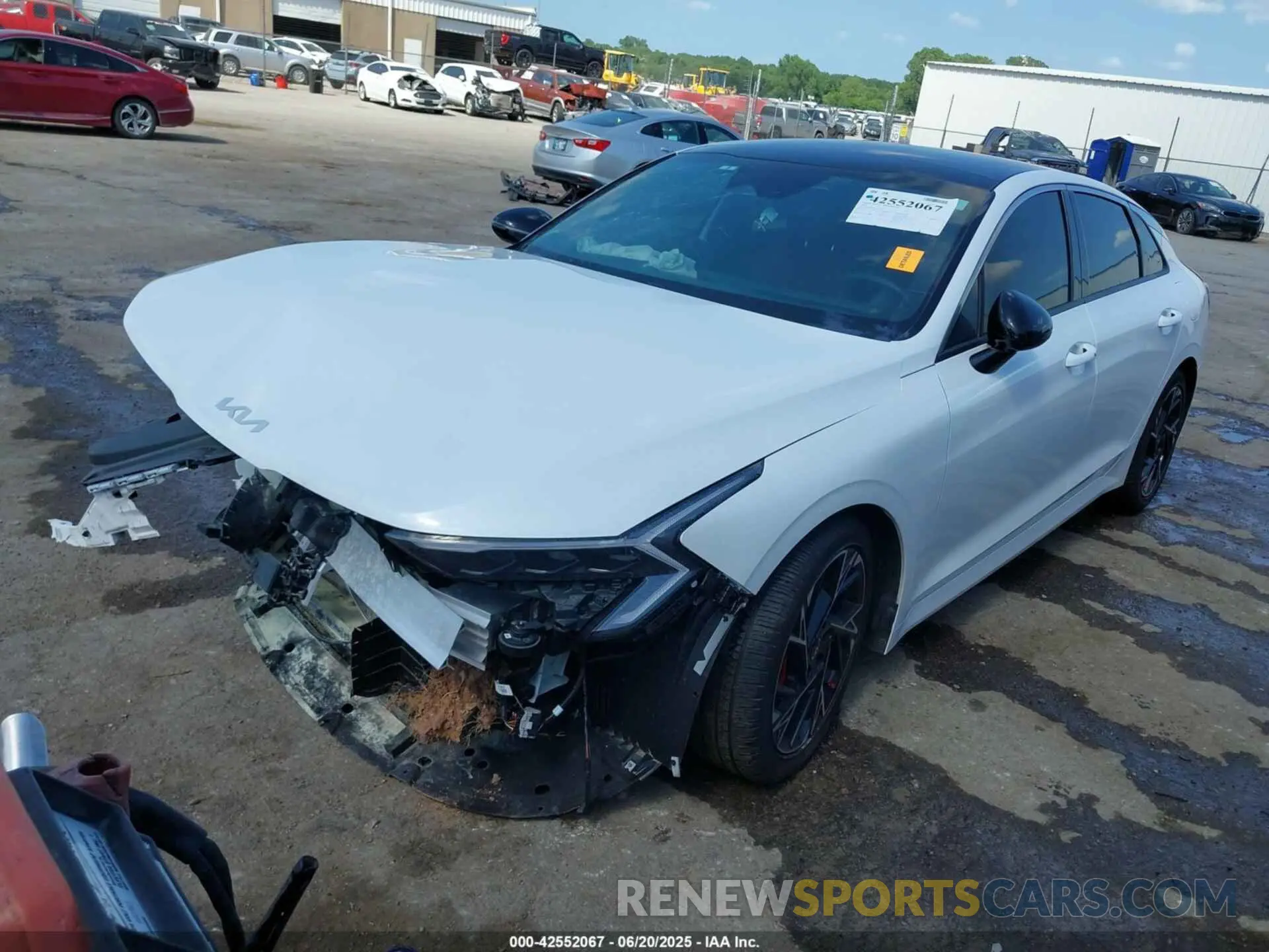 2 Photograph of a damaged car KNAG64J73S5291726 KIA K5 2025
