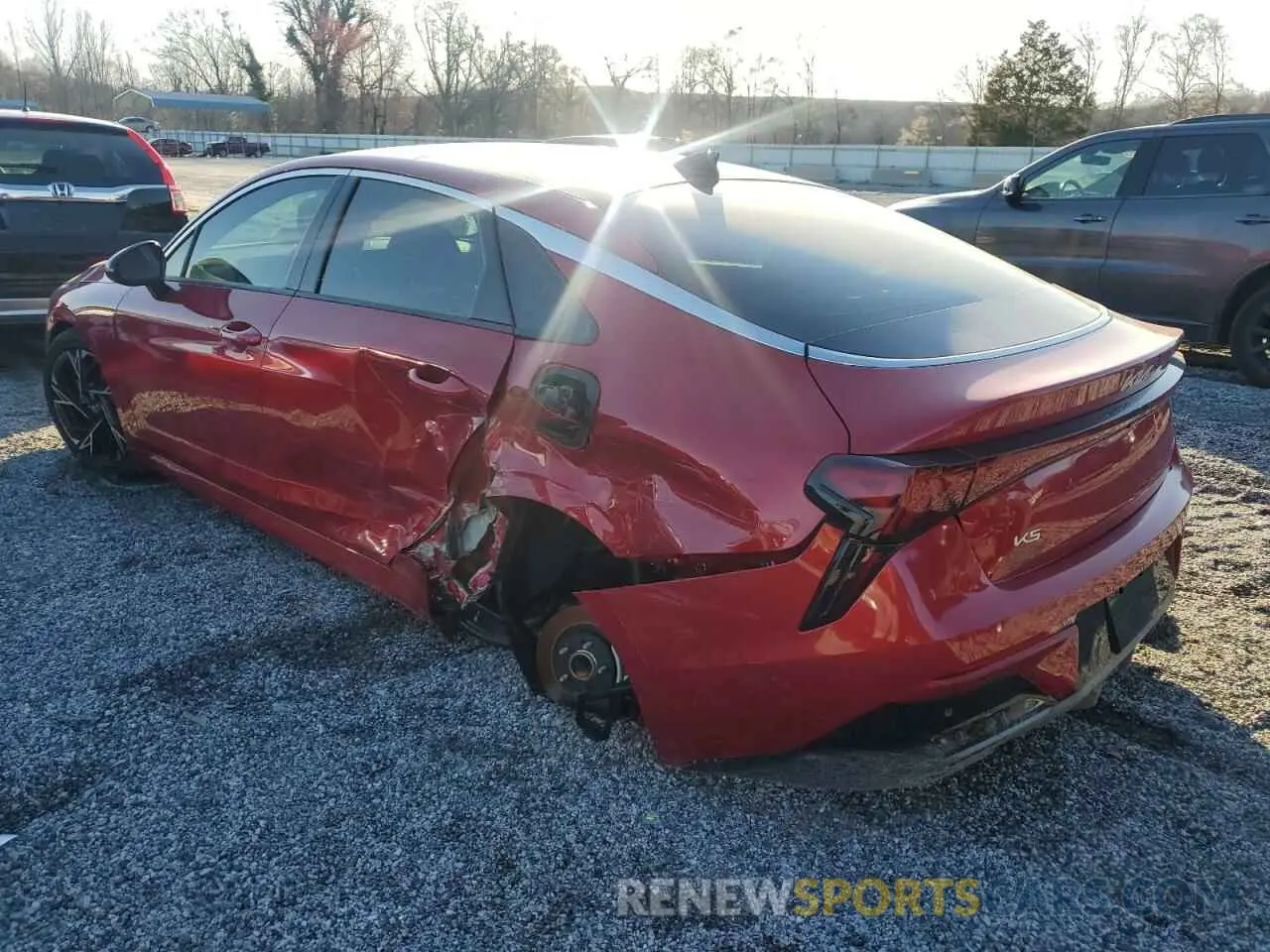 2 Photograph of a damaged car KNAG64J73S5303695 KIA K5 2025